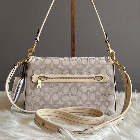 C4821 - Coach Soft Tabby Shoulder Bag in Signature Jacquard - Picture 2 of 14